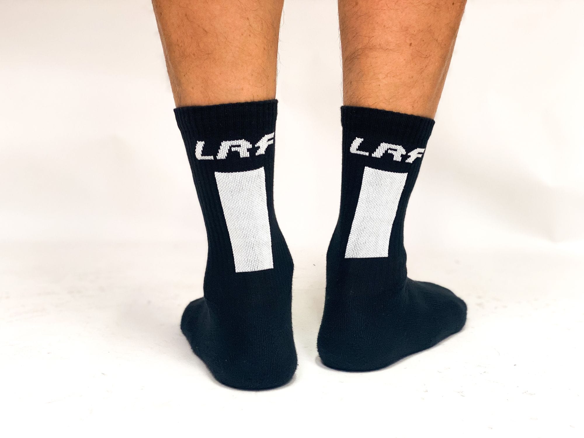 LRF Calf Sock Vertical print (black)