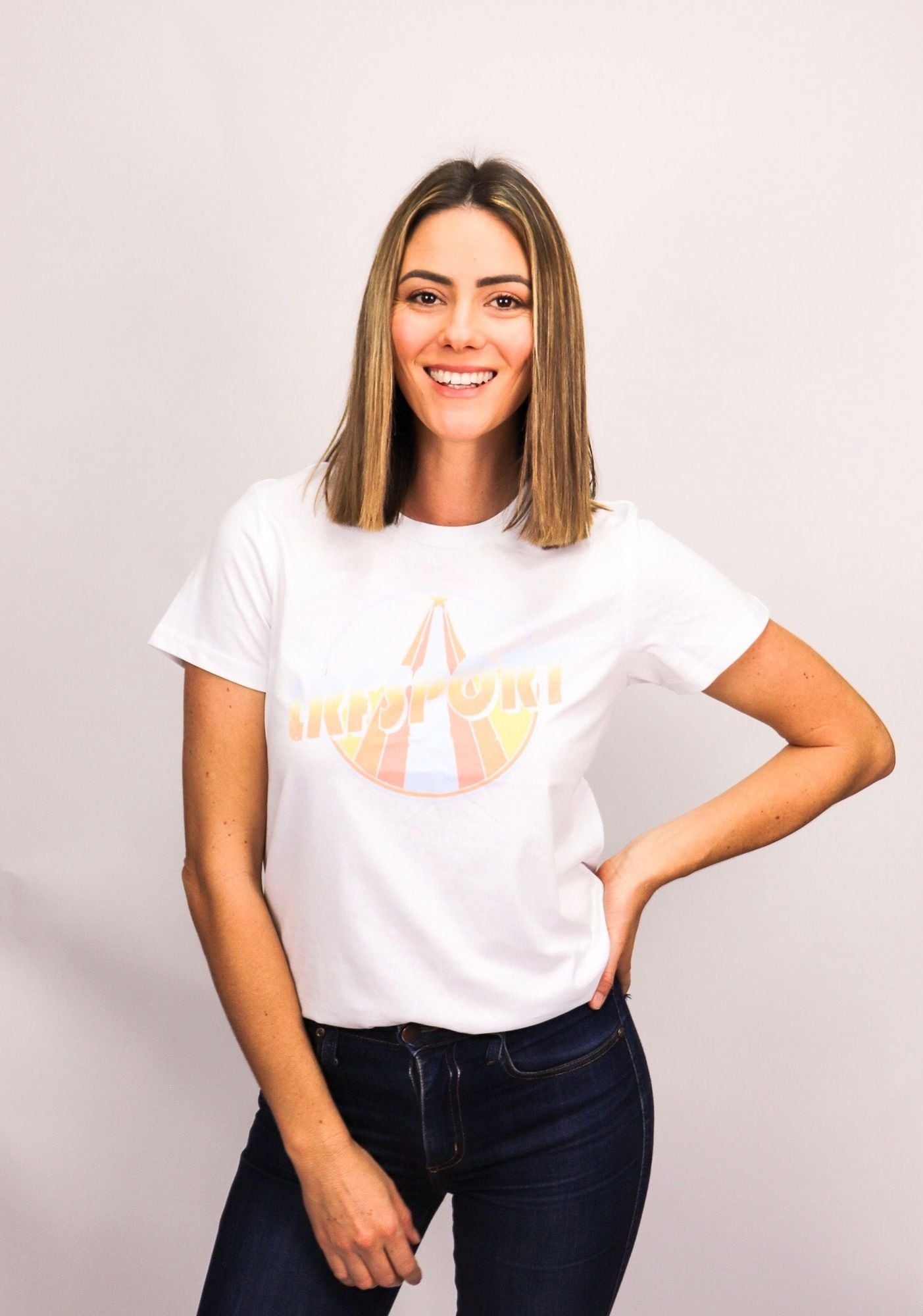 LRF Retro Rock Tee White