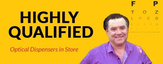 Optical Masters has highly qualified optical dispensers in store