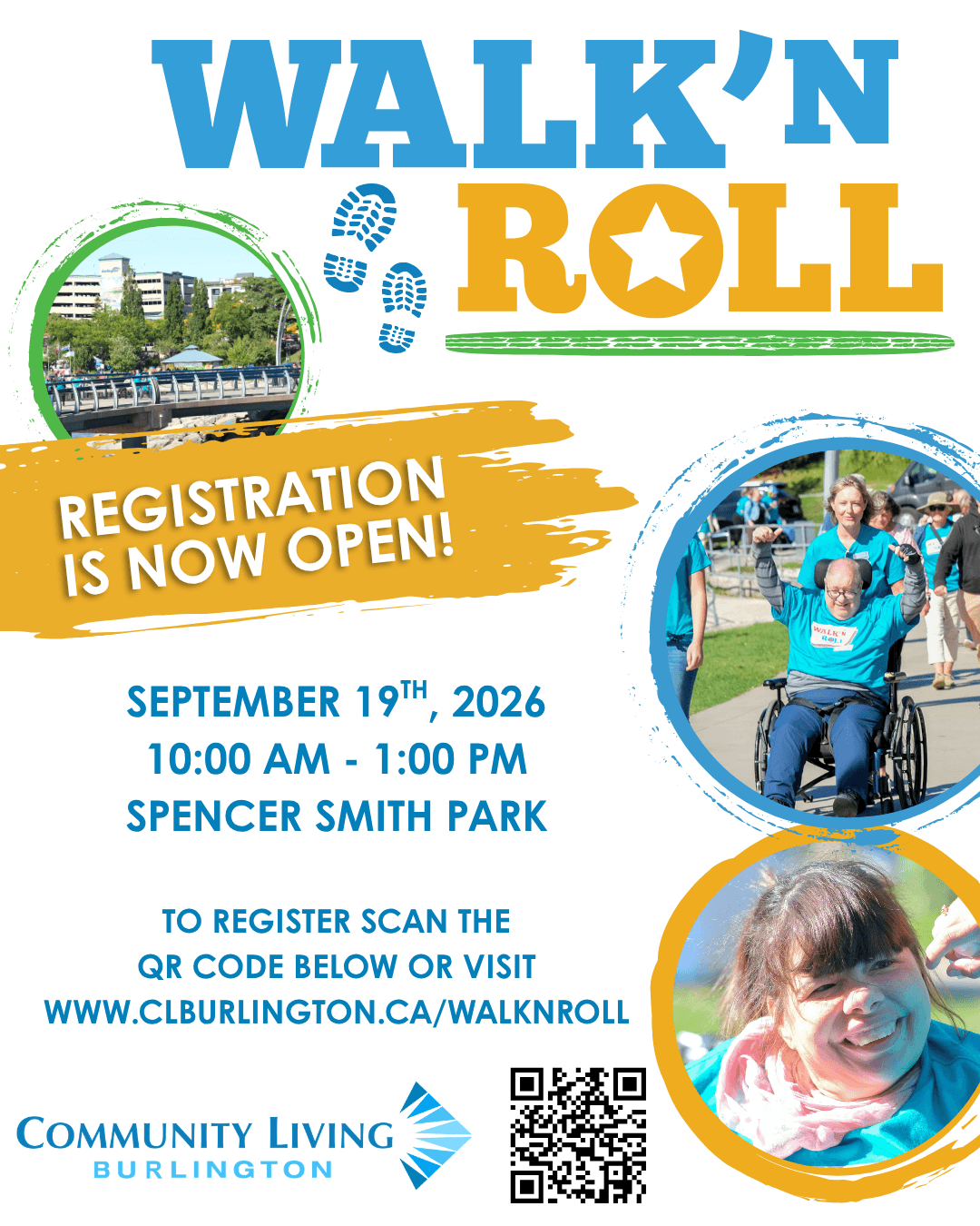 Community Living Burlington's 46th Annual Walk'n Roll