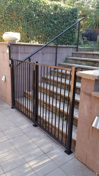 Denistone garden gate & stairway handrail