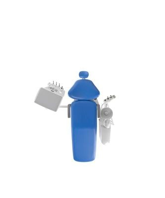 Med and Dent Belmont tbCompass seam 4 hand blue