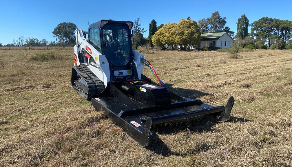 Tracked Loader Slasher Attachment