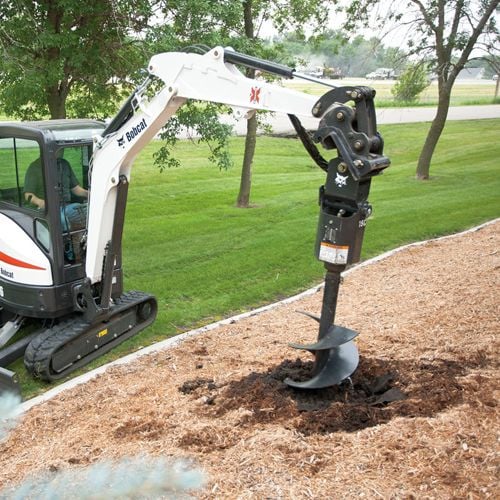 Excavator Posthole Digger
