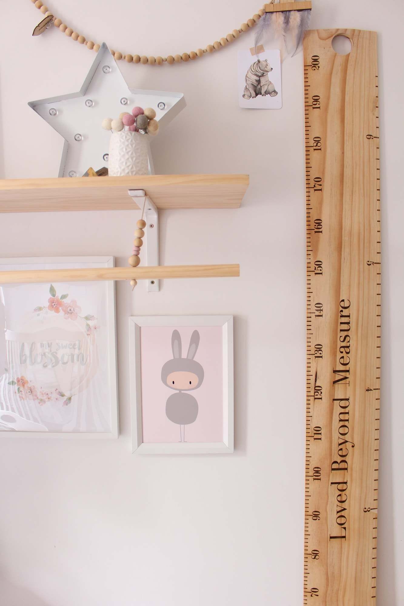 The Old School Ruler Height Chart 'Loved Beyond Measure'