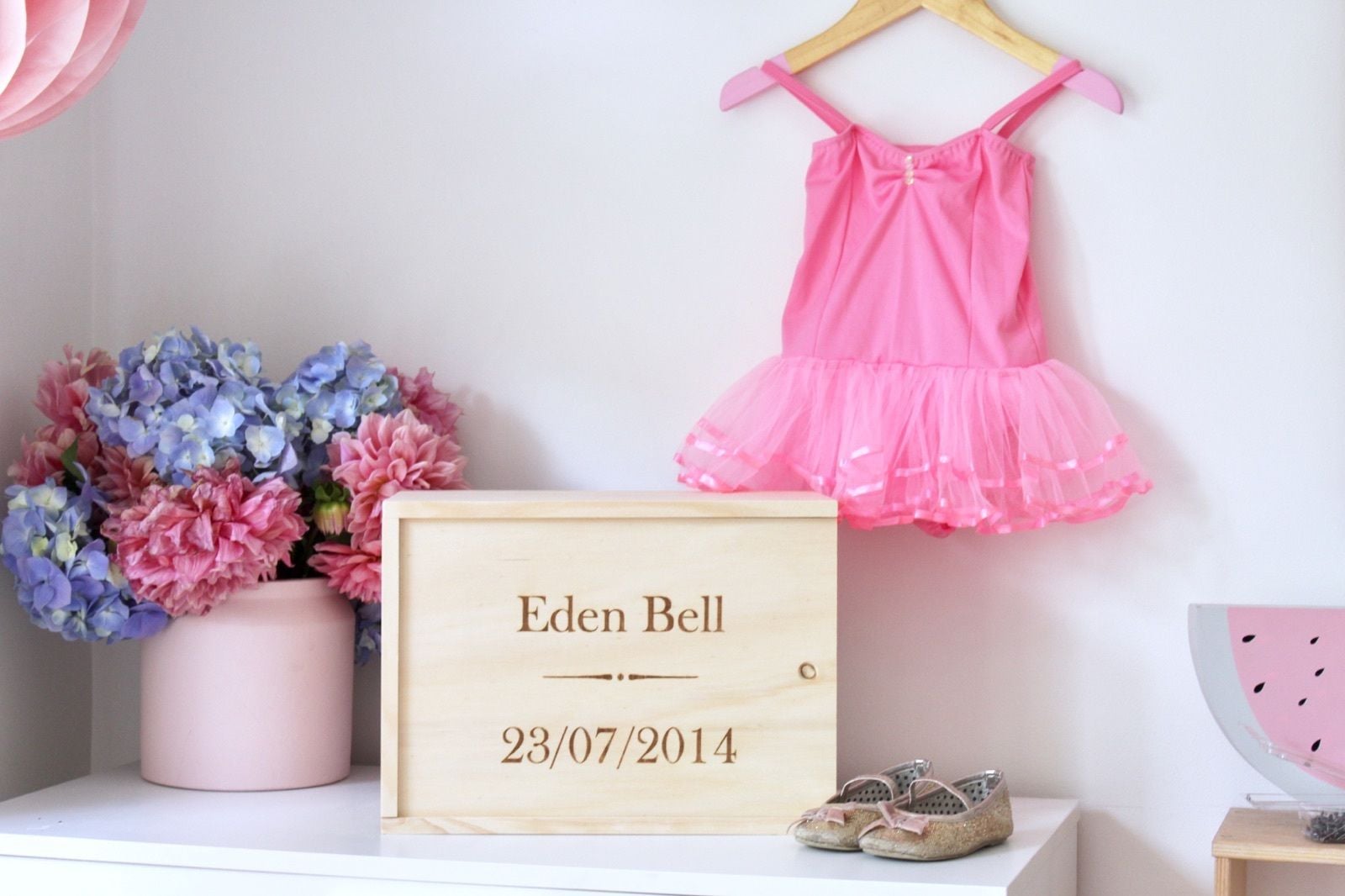 Baby Keepsake Box- Name & DOB