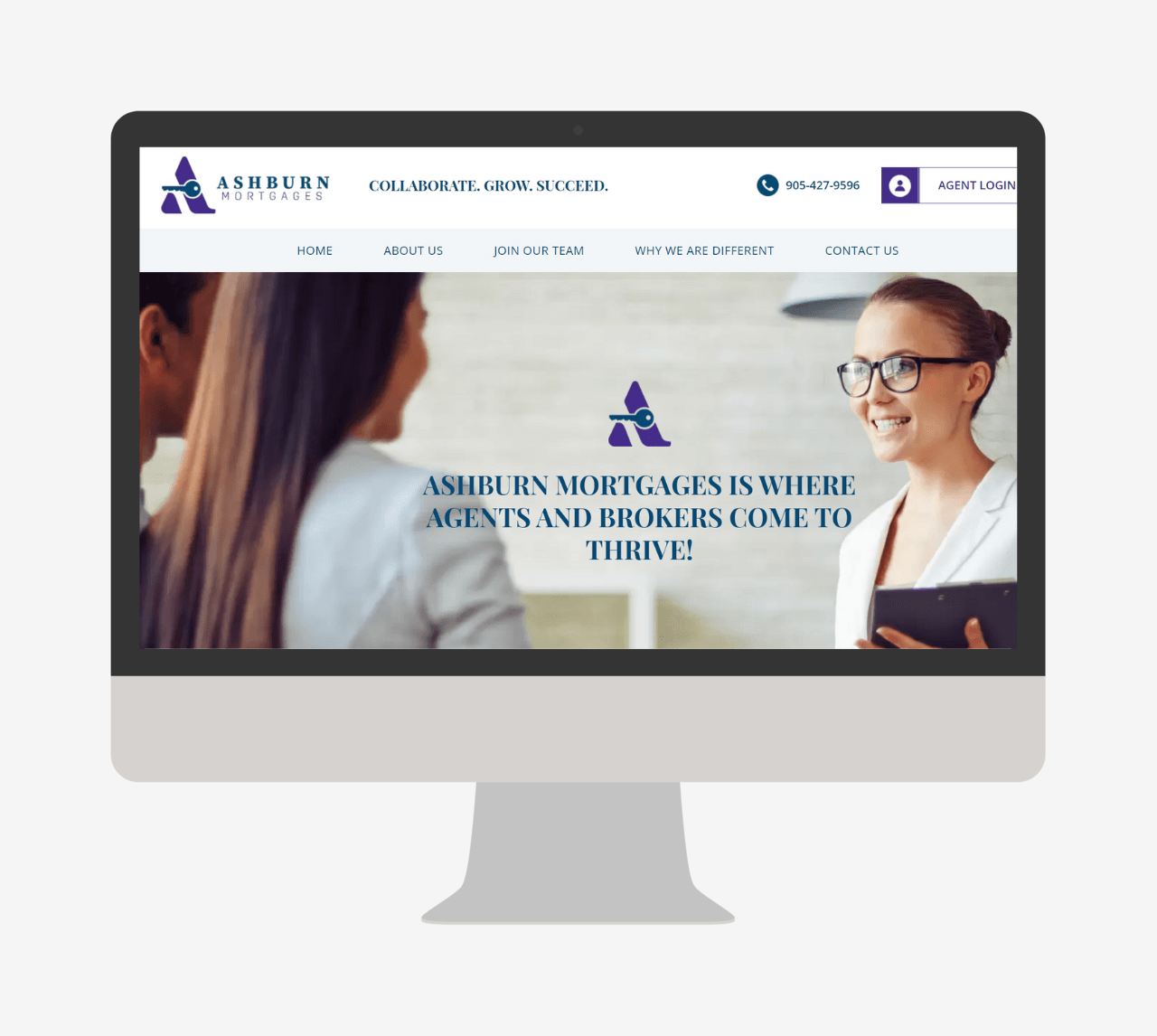 Ashburn Mortgages Website Design Showcase Image -638fddae7977d