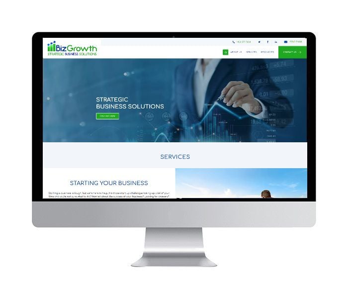 BizGrowth Website Design Showcase Image -638fdfaa99615