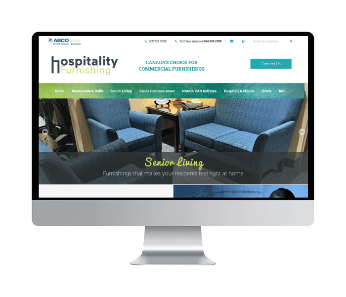 Hospitality Furnishings Oshawa Website Design Image -639b4e58e3524