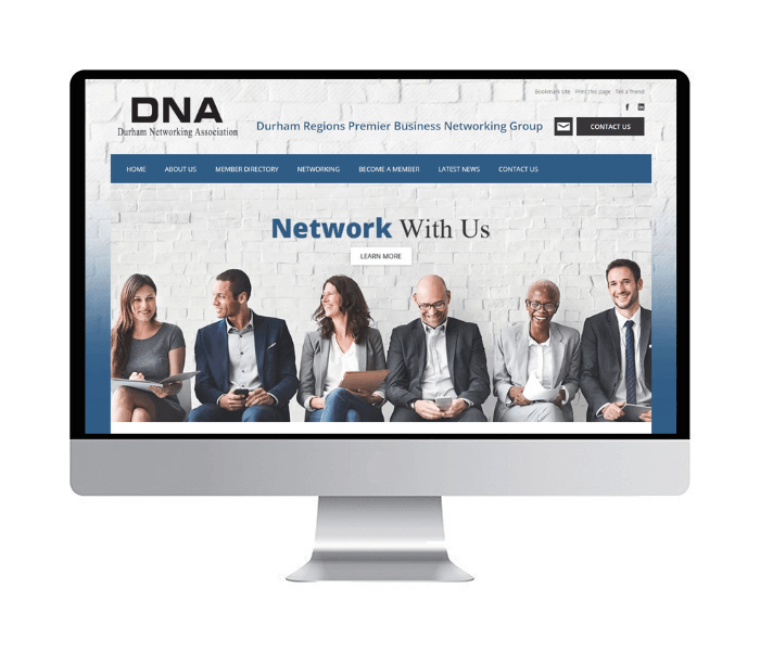 Durham Networking Association Oshawa Website Design Image -639b4e8191a97
