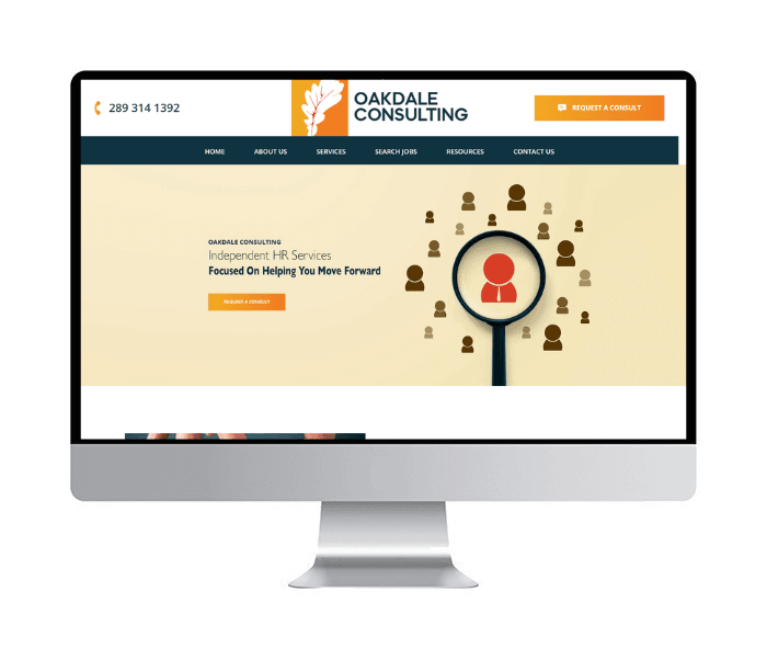 Oakdale Consulting Ajax Website Design Image -63e3f7d615b8a
