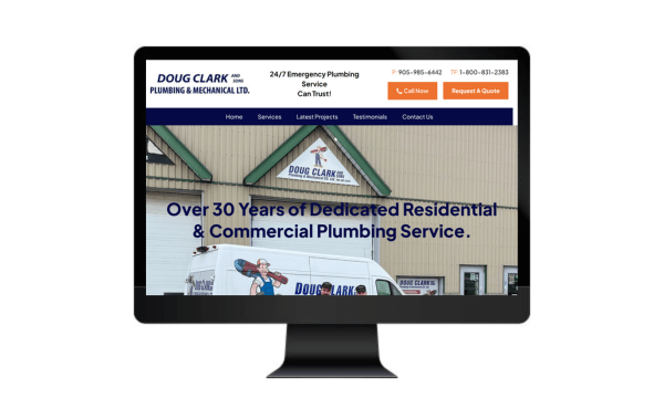 Doug Clark and Sons Plumbing Trades Businesses Websites Image -67a110d15d4f4