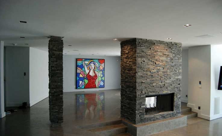 Staxstone Natural Stone Veneer - Fireplace