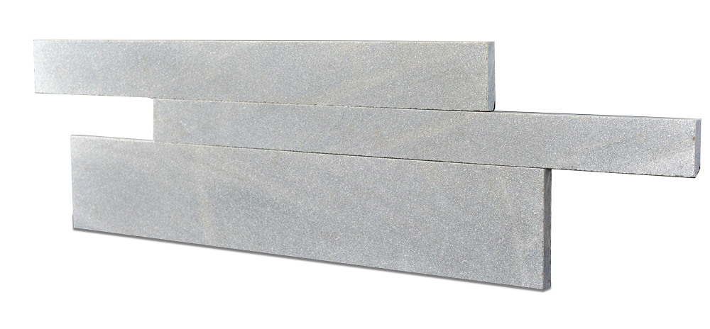 Staxstone - Norstone Natural Stone Veneer - Planc Silver Grey Quartz Panels