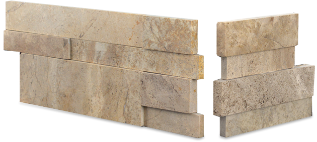 Aksent 3D Beige Marble Corner Unit