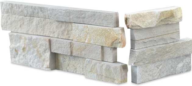 Staxstone - Norstone Natural Stone Veneer - XL Rock Panel Pearl Corner