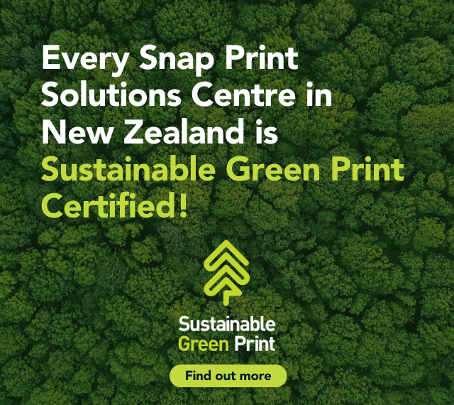 Sustainable Green Print Banner