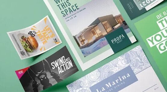 Flyers, brochures & folded leaflets