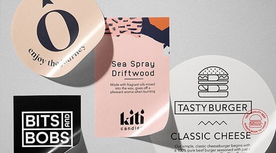Stickers, labels, decals & packaging