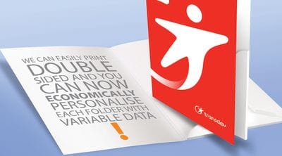 Presentation folders and company branding