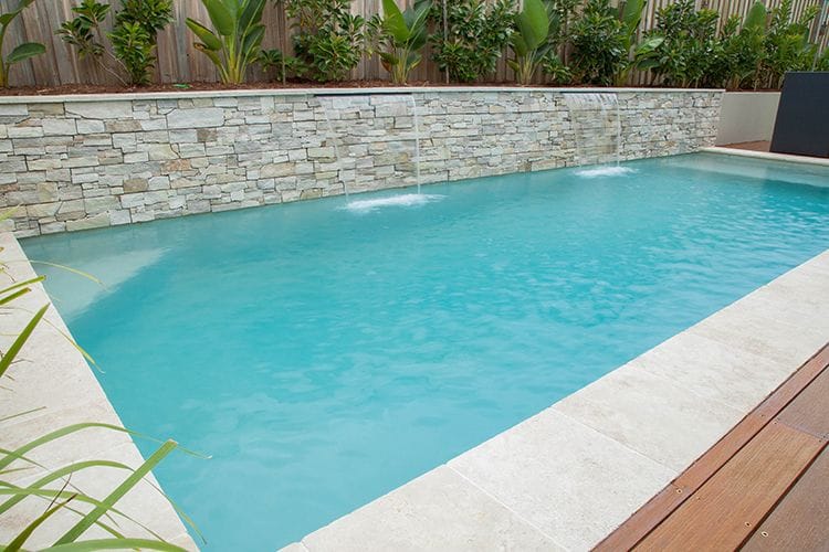Dynamic Pool Designs Swimming Builders Award Winning Poolscaping Landscape Surrounds - Pool Retaining Wall Ideas