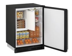 Refrigerator Freezer 24" Reversible Hinge Black 115v