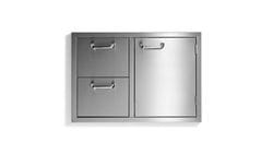 30" storage door & double drawer combo - Sedona by Lynx Series