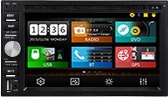 2 Din Universal AM FM BT DVD w/GPS