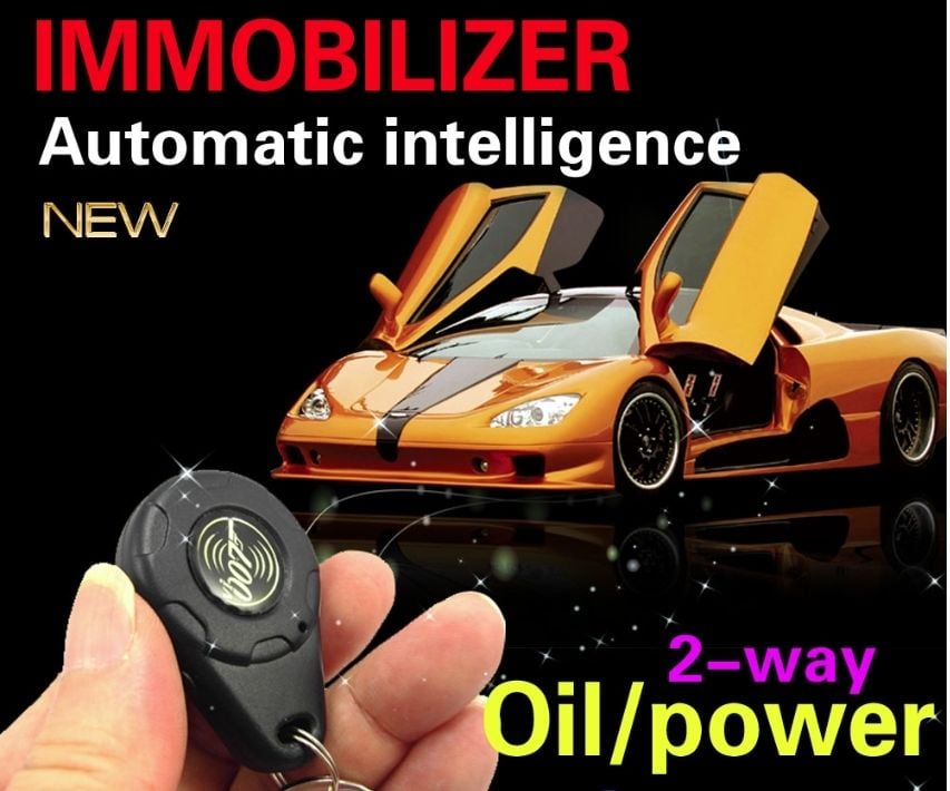 Vehicle Engine Immobilizer w/Car Jack