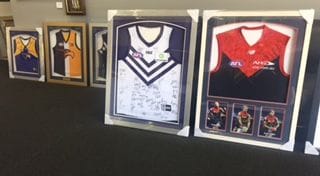 Master Picture Framers sports collectables