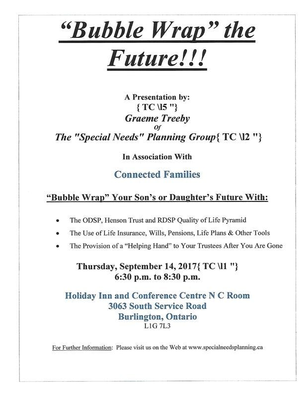 FINAL REMINDER: FINANCIAL WORKSHOP WITH GRAEME TREEBY