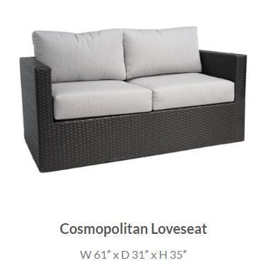 Cosmopolitan Loveseat -37