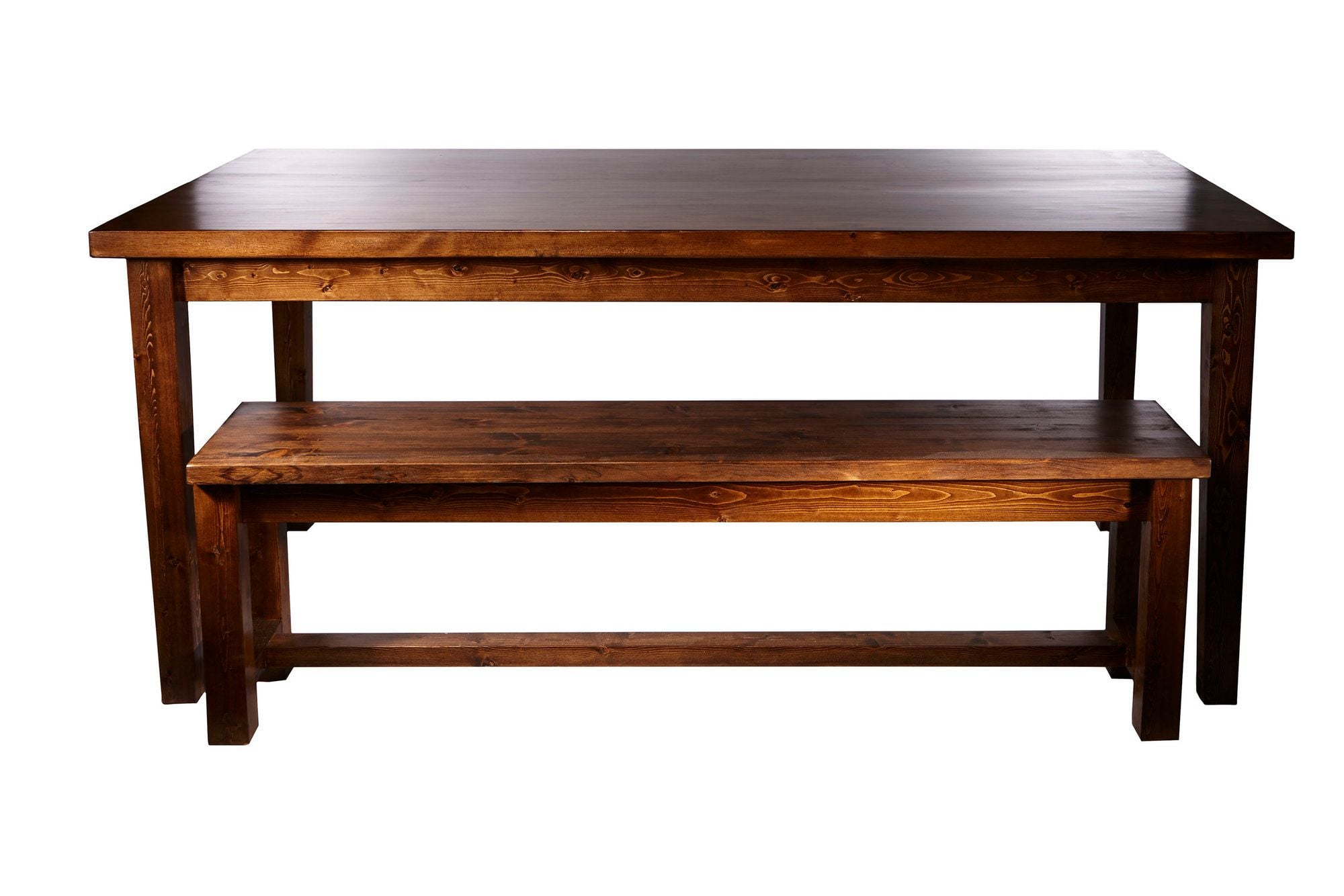 pine+table+and+bench