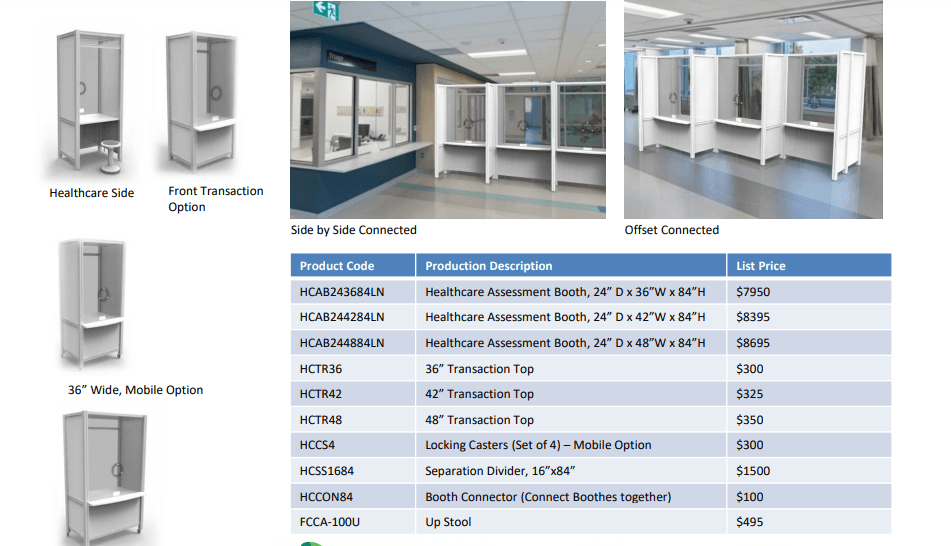 Healthcare Assessment Booth