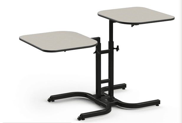 2 - person wheelchair adjustable table
