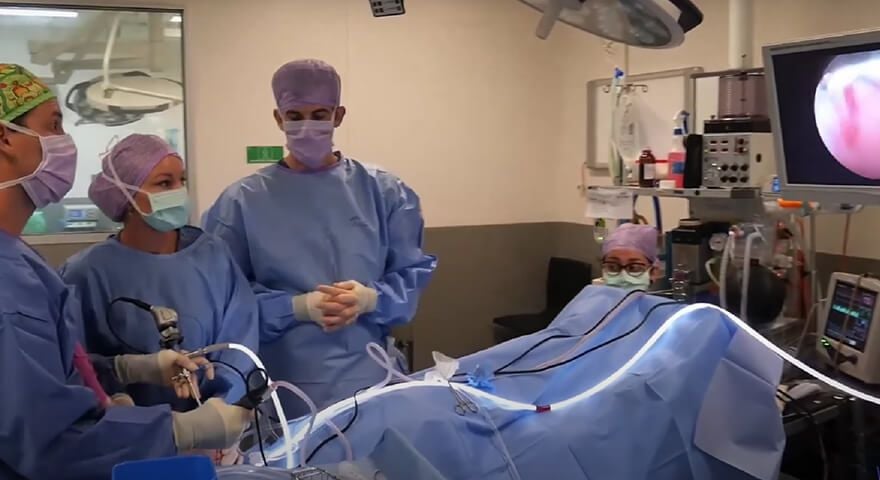 Our Surgeons in action