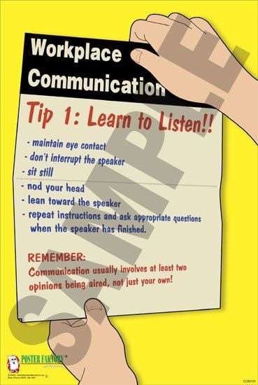 Communication Safety Posters