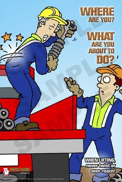 Manual Handling Safety Posters