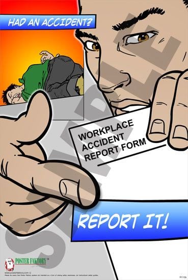 Report Problem Poster Reporting Safety Posters