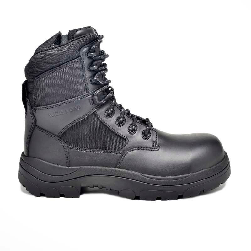 Wide Load Work Boots | 790BZN Tactical Boot | Soft Toe | Lace / Zip