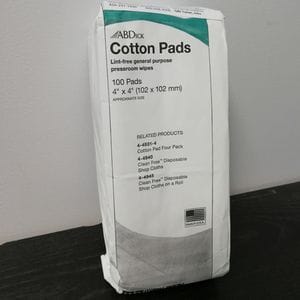 Cotton Litho Pads 4x4