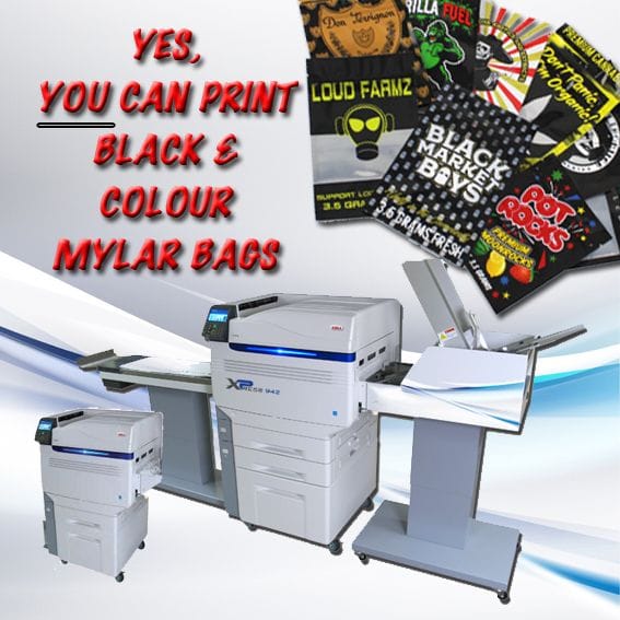how to print on mylar bags