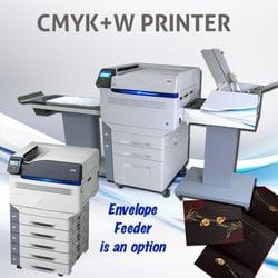 OKI SP1360W Printer, CMYK + White