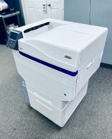OKI C942dn Printer, CMYK + White