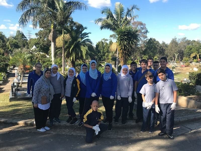 SRC Visit to Rookwood cemetery