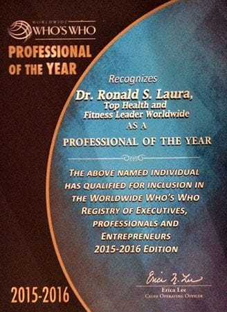 Dr. Ron Laura, Professional of the Year