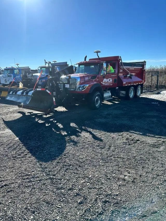 2014 International 7600 plow Truck