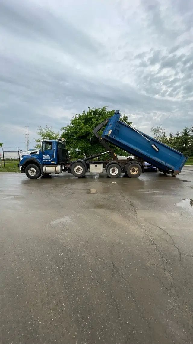 2012 International 7600 Tri Axle Hooklift Dump Truck