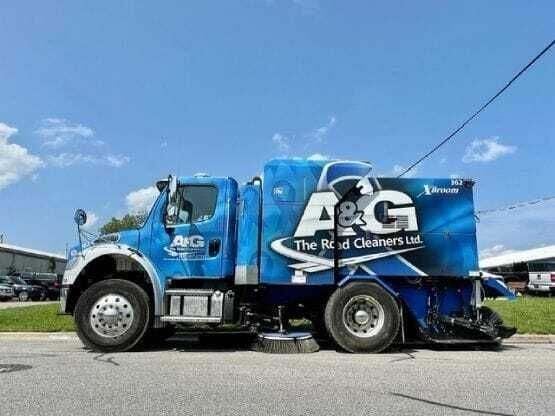 Parking Lot Sweeping: Sweeper + Labour + Dump
