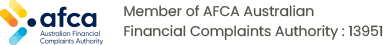Member of AFCA Australian Financial Complaints Authority: 13951